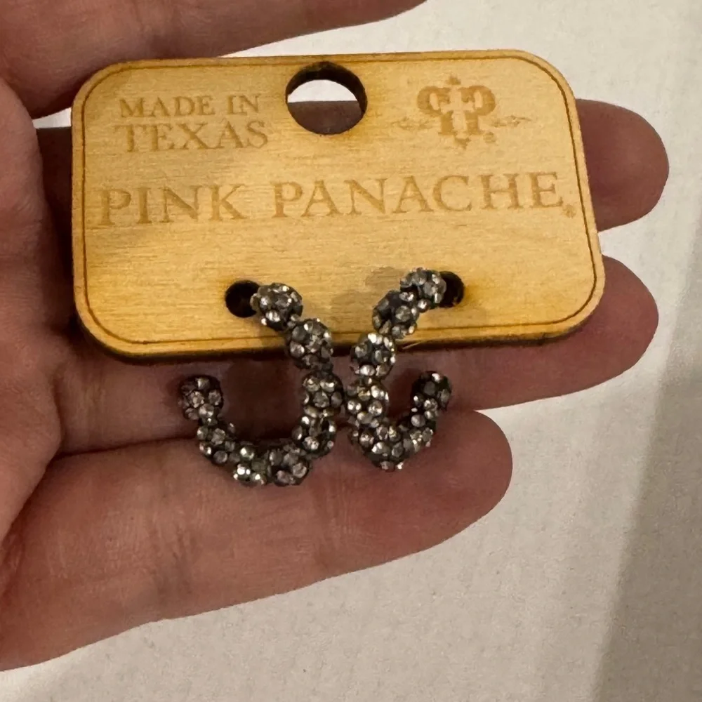 Pink Panache Silver Earrings - Picture 2 of 4